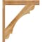 Ekena Millwork Olympic Block Rough Sawn Outlooker, Western Red Cedar, 6"W x 32"D x 36"H OUT06X32X36OLY05RWR - alternate 2